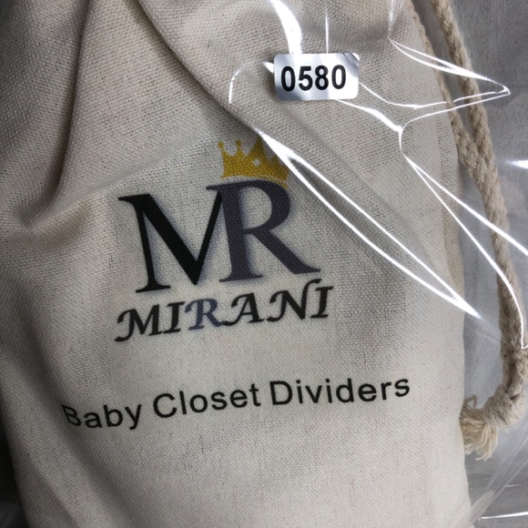 NEW Wooden Nursery Baby Closet Dividers Organizer Set of 7 NB-24 Months - Picture 9 of 9